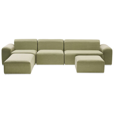 Lounge Set Dequesha Olefin Beige 7 Seater