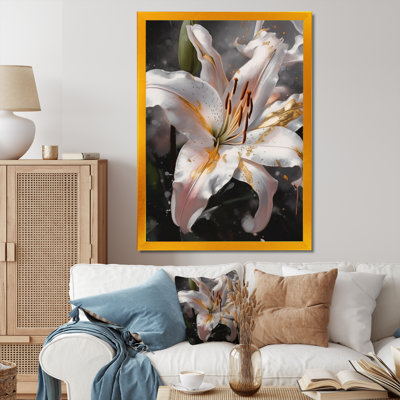 Lys blancs gracieux I - impression