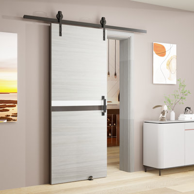 36 "X 84" Melamine Integrated Door Slab, No Assembly Required, Covered With 2Mm Thick Melamine Protective Layer, Environmental-Friendly, Waterproof, Moisture-Proof, Deformation Resistant