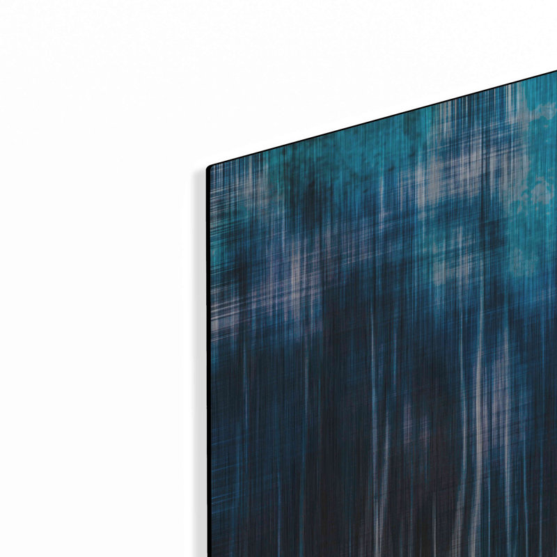 «Latitude Run®», forêt mystique par Hannes Cmarits, art mural en métal, H 24 po x l 36 po