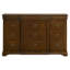 Grande commode Gravis, 9 tiroirs et 2 tiroirs cachés, brun cerise