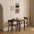 Solid Oak Folding Dining Table-653246303