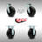 4 Piece Polyolefin Caster Set