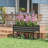 Galvanized Raised Garden Bed with Legs and Storage Shelf, Black-1457457909