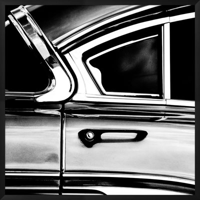 Vintage Chrome 1 Framed Photographic Print