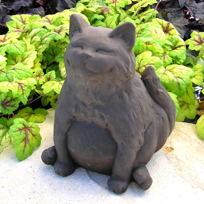 Statue Happy Fat Cat