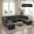 Airica 8-pieceModular Reversible Sectional with Ottoman-87414229