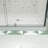 44-48" W X 71" H Piovt Swing Glass Shower Door,Pivot Frame Sliding Shower Door With 1/4"(6Mm) Clear SGCC Tempered Glass Finish Shower Doors,Reversible Installation-121998754