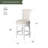 Maven Lane Pullman Stool with Fabric Upholstery-93617878-93617881-121594406