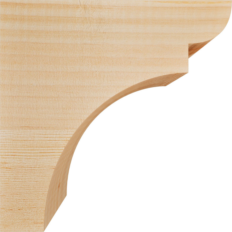 Yorktown Corbel, H 8 po x l 3,5 po x P 8 po, Sapin de Douglas, Lisse