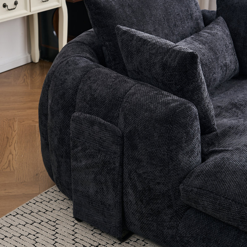1 Seater Cotton Blend Sofa