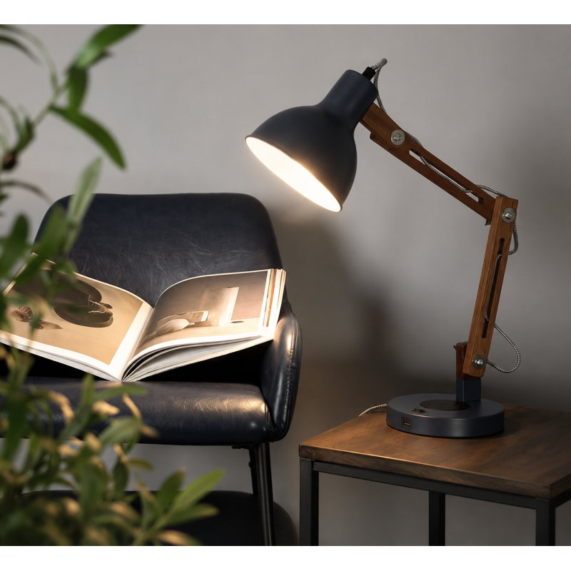 Lampe de table avec port de charge USB C