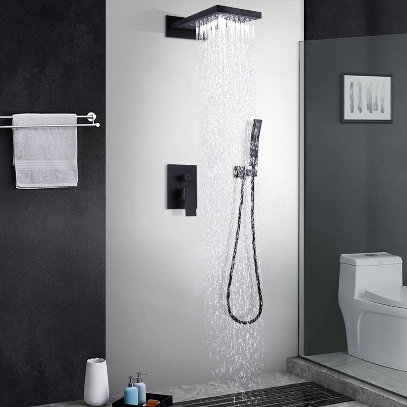 Système de douche complet avec valve brute