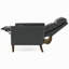 Fauteuil inclinable bleu nuit en similicuir-1937268632