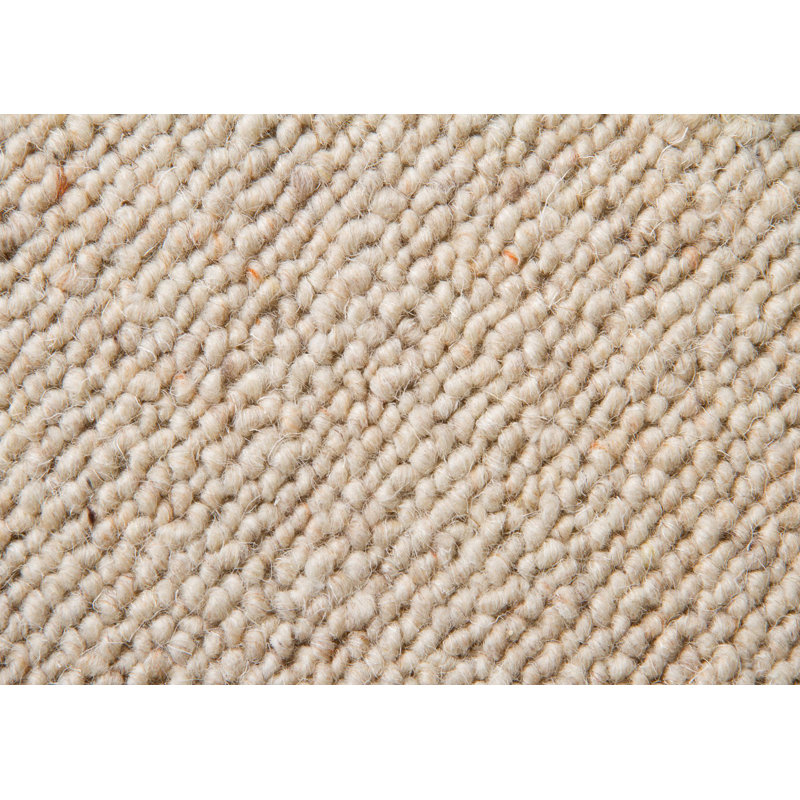 Wool Keynsham Rug in Beige, Square 200cm