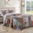 Chicago Multicolor 3 Piece Bedspread Set-642442723