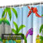 Rideau de douche Dinosaurs Jungle Dinosaur-1616877413