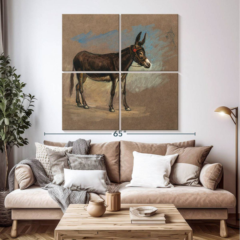 Étude Brampt. Une mule