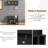 Elegant Hall Tree With Shoe Storage Bench, Wall-Mounted Coat Rack, And 4 Hooks For Entryway Organization-1102302932