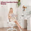 Vanity Desk Chair Dressing Table Chairs Swivel Armless Height Adjustable Foam Padded Bedroom Makeup Office Chair-1318807227