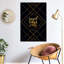 Good Vibes Happiness Quote - Impression sur toile tendue-1590630195
