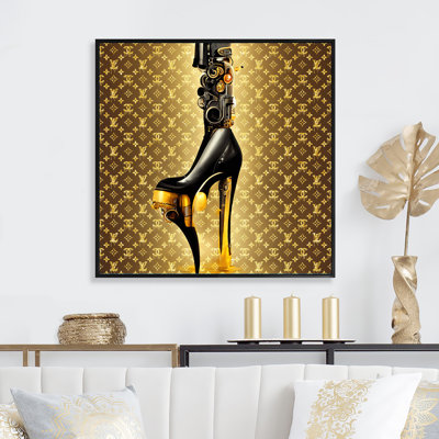 Luxury Brand Bionic Heel IV  Fashion Canvas Wall Art