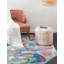 Tapis abstrait bleu / orange -86623791
