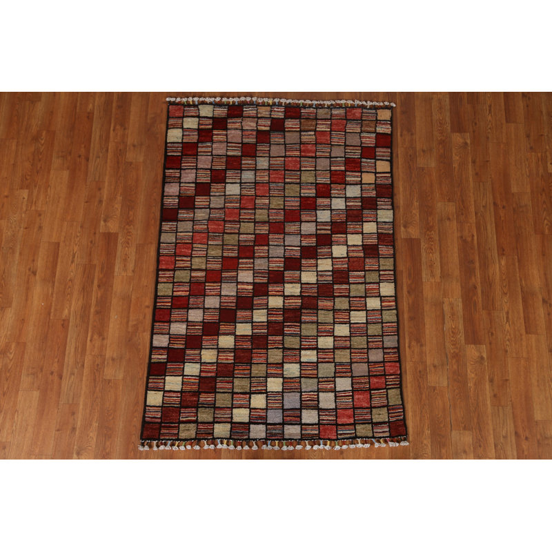 Checkered Gabbeh  Oriental Rug 3x5