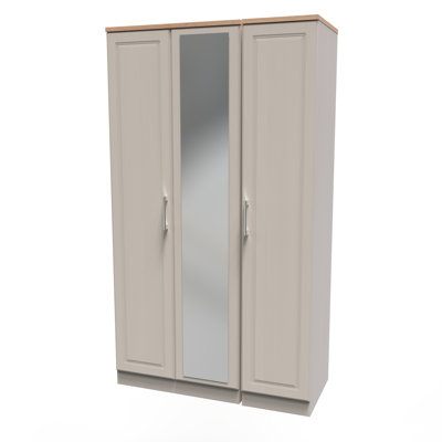 Aalysia Tall Triple Mirror Wardrobe 