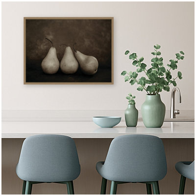 «Pear Study» par Crystal Lynn Collins, reproduction d'art sur toile encadrée