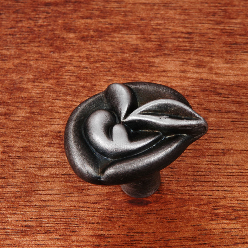 Poignée à feuilles de fruits CK Series, Nickel vieilli