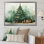 Minimalisme, arbre de Noël forêt III - pin, art mural