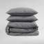 Calvin Klein Washed Percale Solid Cotton Duvet Cover Set-123058737-93507467