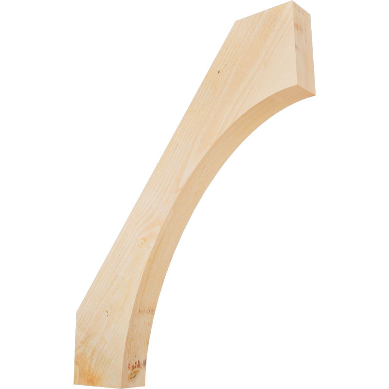 Attelle de genou Westlake, Sapin de Douglas, Scié brut, H 40 po x l 4 po x P 32 po
