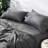 Stone Washed Pure Linen Sheet Set, Fitted Sheet 16" Pocket-1077131321-1085946360