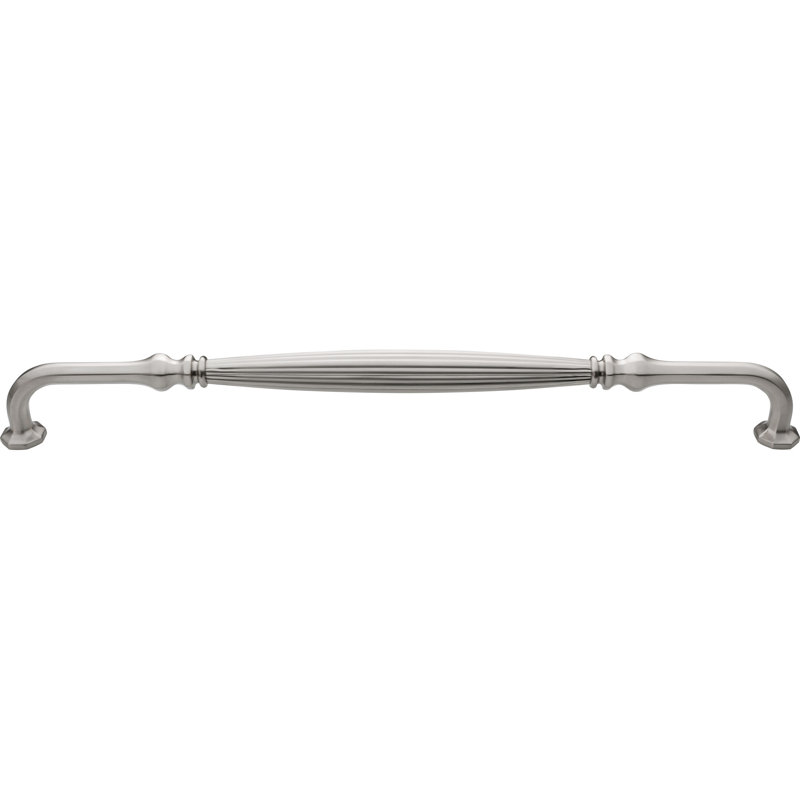 Roscato Appliance Pull, Brushed Satin Nickel, 18"