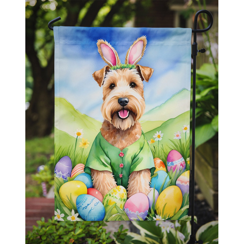 Easter Egg Hunt Double Sided 15.5'' H x 11.25'' W Polyester Easter Garden Flag
