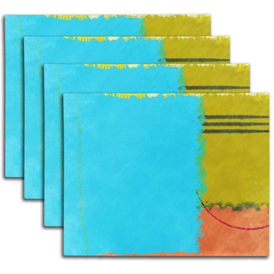 Napperon abstrait en polyester