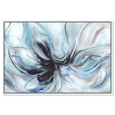 Soft Blues Canvas Modern Abstracts by