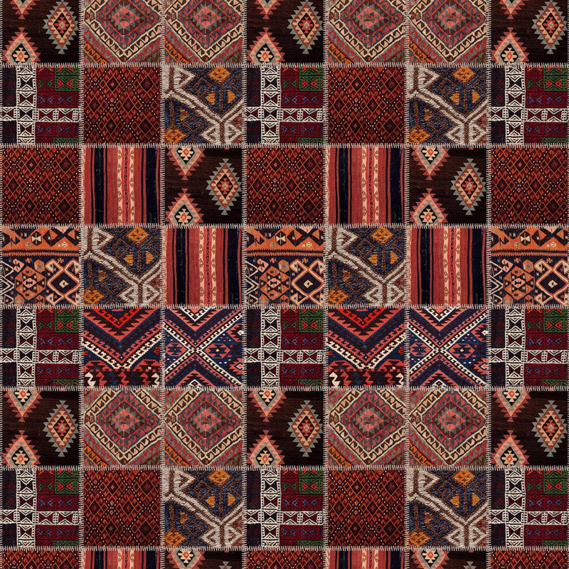 Premium Woven Area Rug, 5.9 x 9.2 Feet | 100% Polyester, 650 g/m² | Antibacterial, Non-Slip PVC Dot Underside, 0.3 in Pile Height | Machine Washable, 3D Digital Printing | Perfect for Living Room & Bedroom Decor