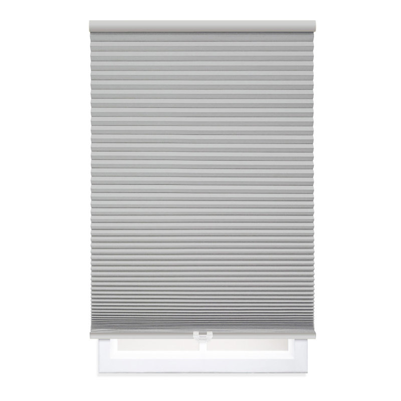 Store alvéolaire occultant sans fil 1,5 po EcoHome, Nuage gris, 31"W x 48"L