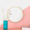 Raquel Modern Glam Round Plastic Wall Mirror 17.5 Inches