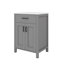 Lavabo pratique de 24 pouces avec armoire intégrée-1354979136