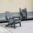 Outdoor Adirondack Chair, Foldable With Dual Cup Holder, Composite Material With Wood Texture-1712316111