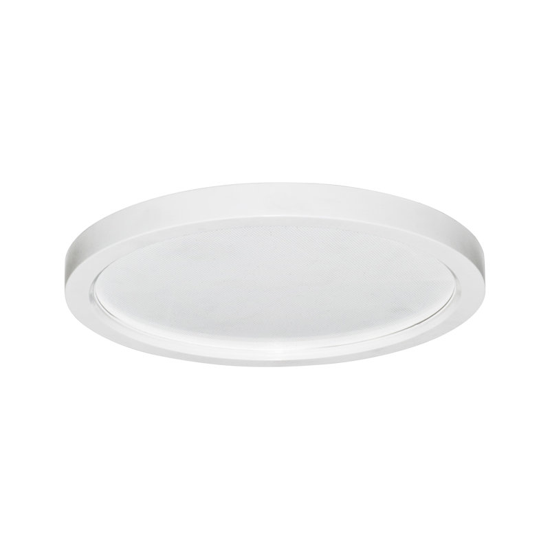 Plafonnier encastré simple à 1 lumière DEL Moira, 0.68" H x 5.5" L, blanc