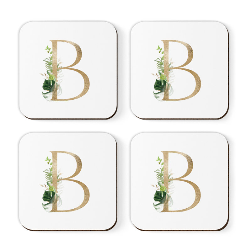 Sous-verre à monogramme Exotic, B