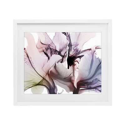 Brilliant Song Flower Petals Framed Print Under Glass, design by Albert Koetsier