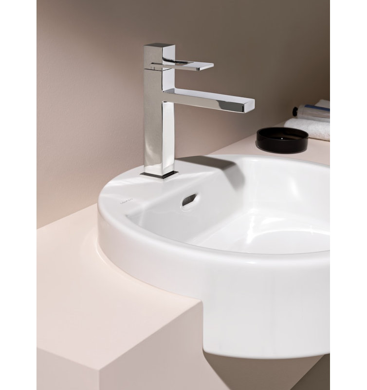 Living City 18.11'' L Bathroom Sink, Single Hole