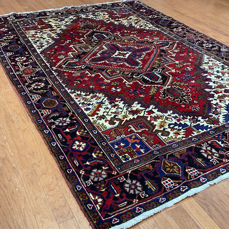 HERAT ORIENTAL Handmade Heriz Wool Rug