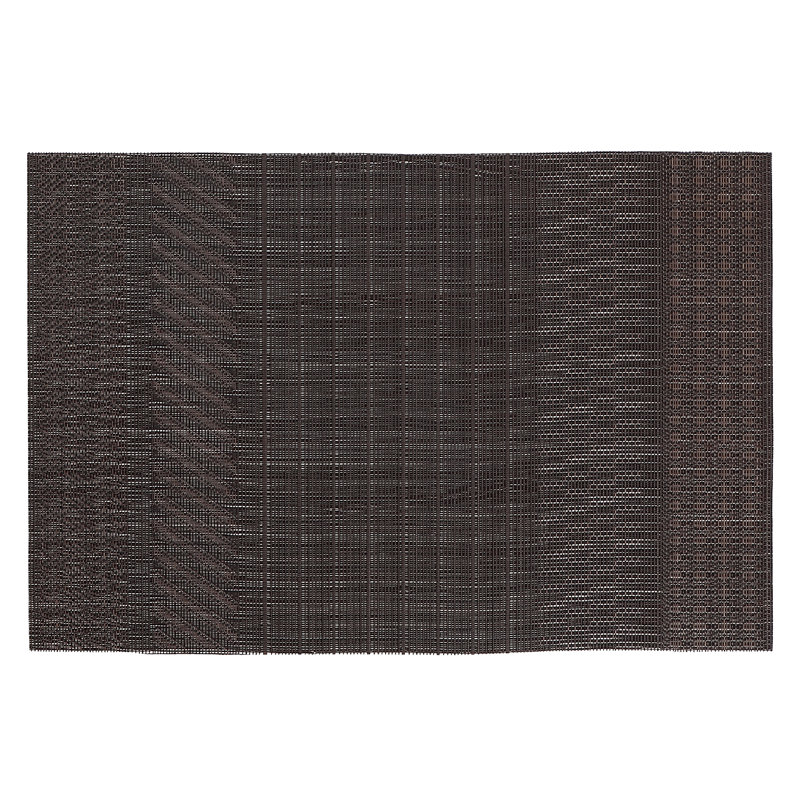 Vinyl No Pattern Rectangle Placemat, Chocolate